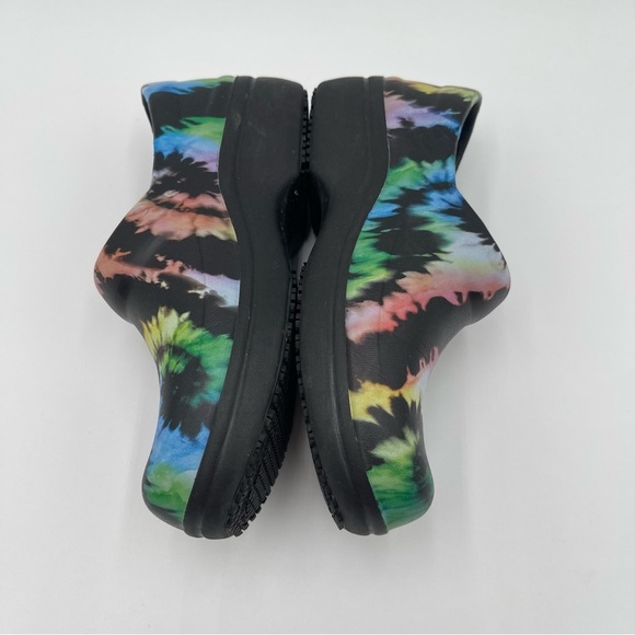 Crocs Neria Pro II Slip On Work Nurse Clogs Shoes Black Tie Dye Womens Size 7 - Picture 7 of 12